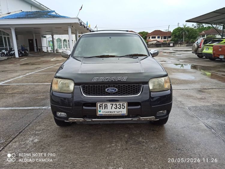 รถ Ford Escape 2.3 XLT 4WD สี ดำ