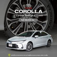 2022 TOYOTA COROLLA ALTIS 1.8 HYBRID PREMIUM AT สีเทา A260504Ni 