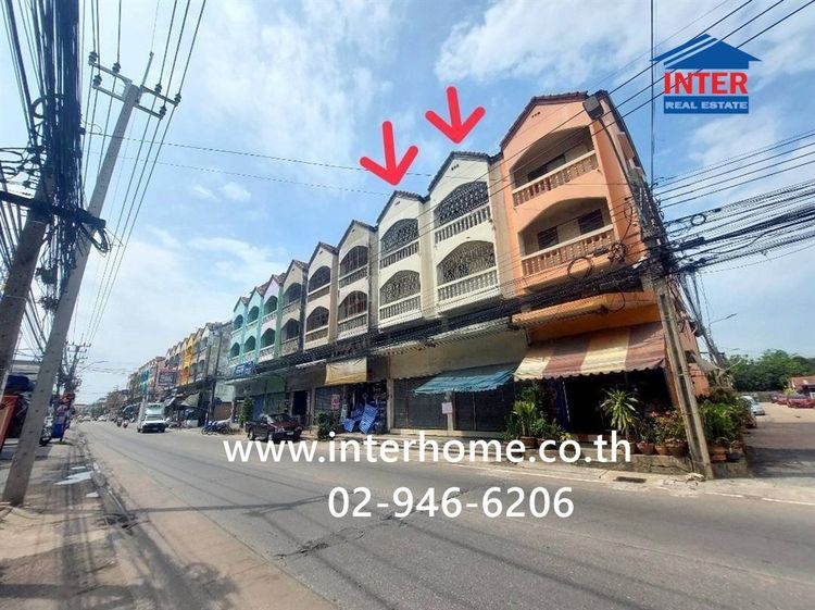 อาคารพาณิชย์ 3 ชั้น 55.4 ตร.ว. อาคารพาณิชย์ ใกล้ห้างอิมพิเรียลสำโรง ซอยด่านสำโรง33 ถนนสุขุมวิท ถนนศรีนครินทร์ เมืองสมุทรปราการ สมุทรปราการ