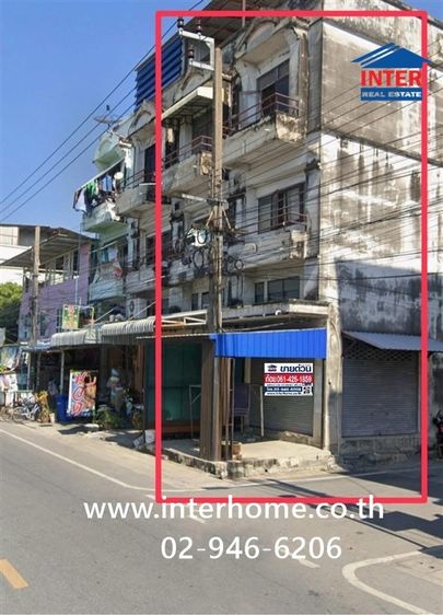 อาคารพาณิชย์ 4 ชั้น 20 ตร.ว. อาคารพาณิชย์ ซอยบางพลีพัฒนา ถนนบางนา-ตราด ถนนเทพารักษื บางเสาธง สมุทรปราการ