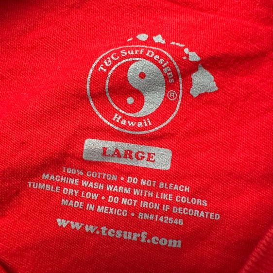 เสื้อยืด TC Surf Designs Hawaii Size L  รูปที่ 6
