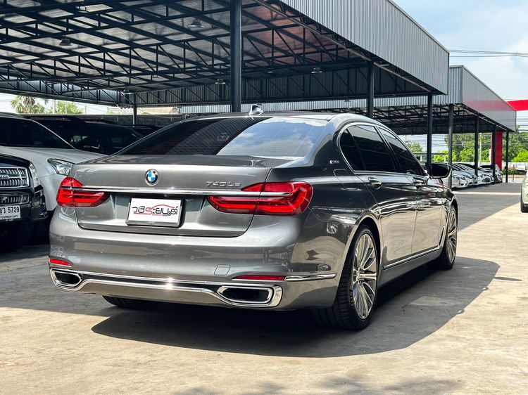 BMW Series 7 2018 740Le Sedan ปลั๊กอินไฮบริด (PHEV) เกียร์อัตโนมัติ เทา รูปที่ 4