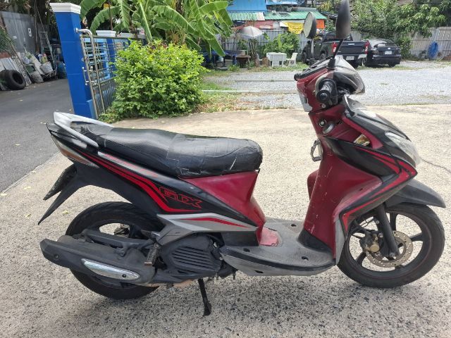 2012 Yamaha Mio 125 GTX
เจ้าของขายเอง รถเดิมๆ
ปล่อย 6,800 บาทขับดี เครื่องดี 
ซื้อมาใช้นานแล้วไม่ได้โอน (เล่มชุดโอนหาย) 
ออกสัญญาซื้อ-ขายให้คับ
รถอยู่จรัญ 13