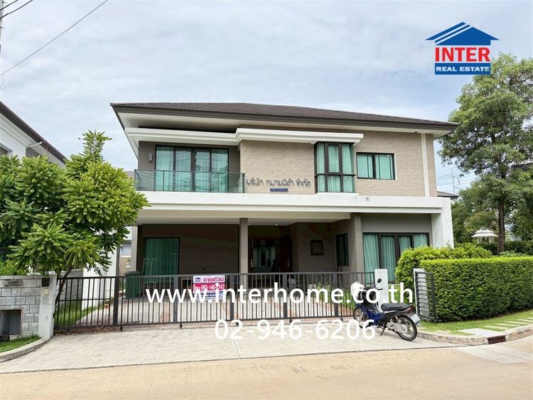 บ้านเดี่ยว 2 ชั้น 84.1 ตร.ว. หมู่บ้านเดอะซิตี้ รามอินทรา2 ใกล้แฟชั่นไอส์แลนด์ ถนนเลียบวงแหวนกาญจนาภิเษก ถนนจตุโชติ เขตสายไหม กรุงเทพมหานคร