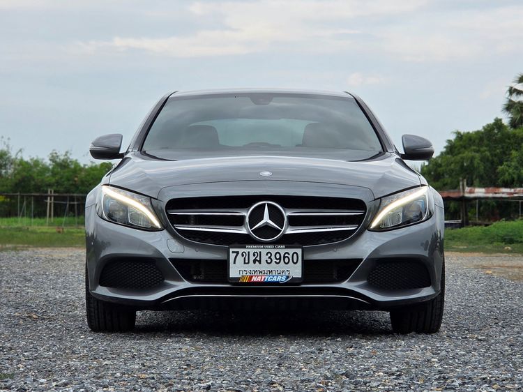 Mercedes-Benz C-Class 2017 C350 Sedan ปลั๊กอินไฮบริด (PHEV) ไม่ติดแก๊ส เกียร์อัตโนมัติ เทา รูปที่ 2