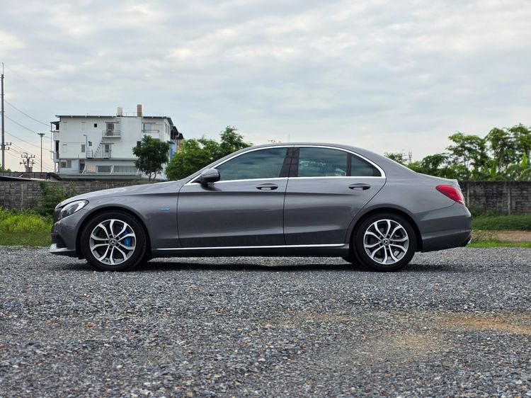 Mercedes-Benz C-Class 2017 C350 Sedan ปลั๊กอินไฮบริด (PHEV) ไม่ติดแก๊ส เกียร์อัตโนมัติ เทา รูปที่ 3