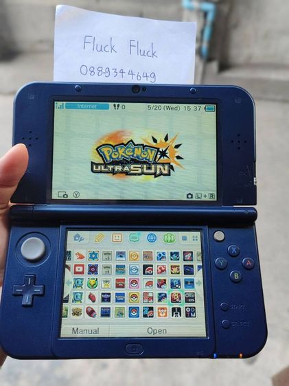 Nintendo new3dsll แปลงเมม128พร้อมเล่นเกมเพียบ