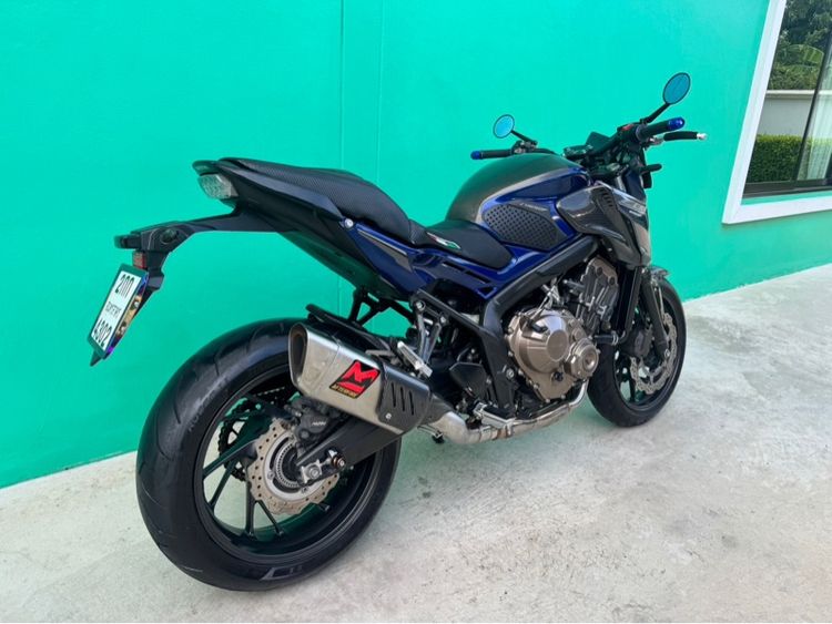 Honda CB650F สีน้ำเงิน ปี17จด18 รูปที่ 3