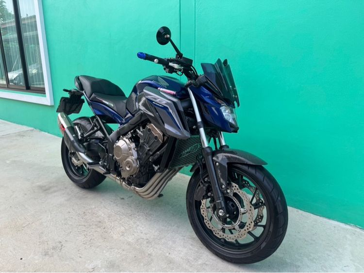 Honda CB650F สีน้ำเงิน ปี17จด18 รูปที่ 2