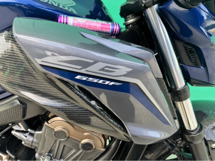 Honda CB650F สีน้ำเงิน ปี17จด18 รูปที่ 4