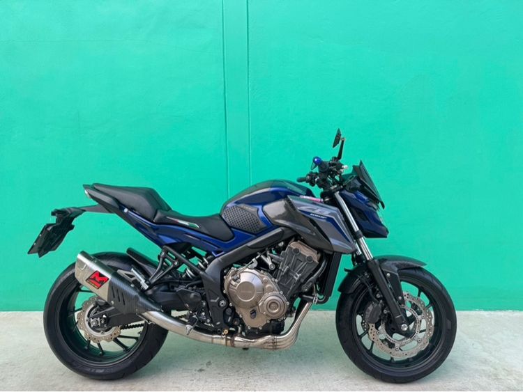 2018 Honda CB650F สีน้ำเงิน ปี17จด18