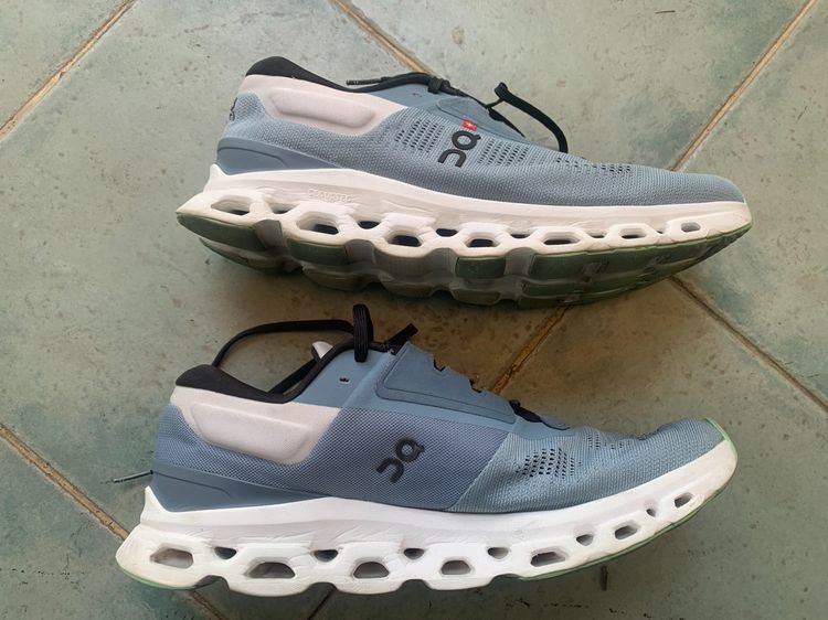 รองเท้าวิ่ง อื่นๆ ผู้ชาย ฟ้า ON Cloudstratus 3  Wash Metal size 44.5 10.5 us 28.5 เซนติเมตร 