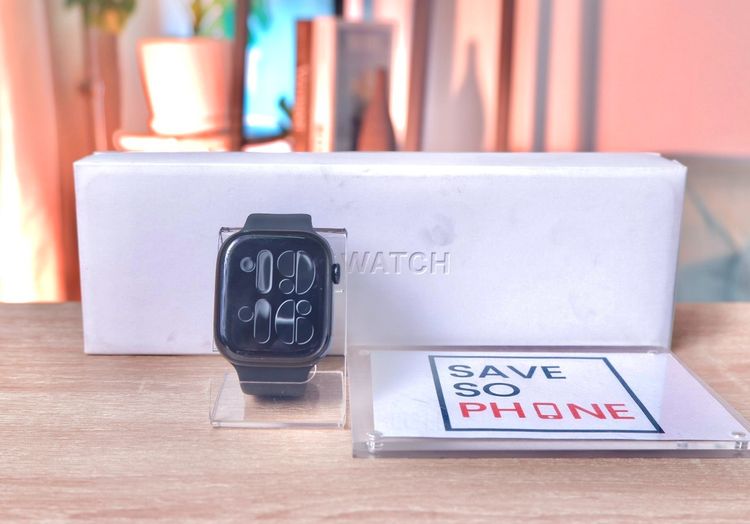 อื่นๆ ดำ Apple Watch Series 11 GPS สี JetBlack เครื่องสวย ราคาเพียง 10,900.- มีประกันร้าน 60วัน