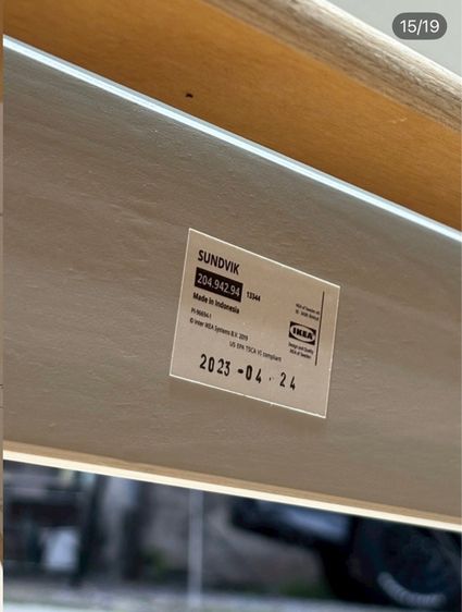 🔥IKEA SUNDVIK เตียงนอนเด็กโต สภาพยังดีมากค่า แนะเลย อาจมีร่องรอยการใช้งานเดิมมาบ้าง รูปที่ 15