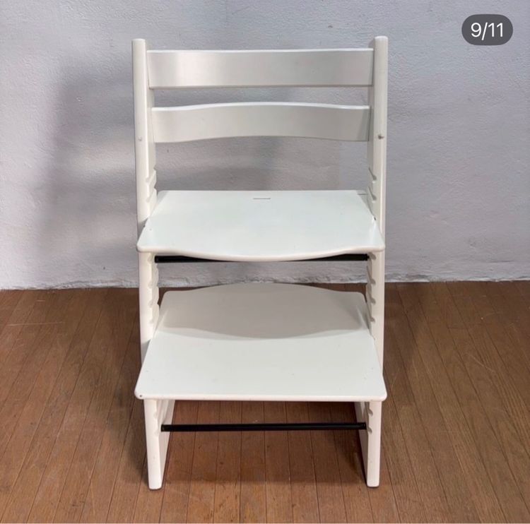 🔥STOKKE  เก้าอี้สำหรับเด็กวัสดุดีแข็งแรงน่าใช้แนะนำเลยค่ะสภาพโดยรวมดียังดี สภาพพอกันค่ะมีร่องรอยการใช้งานเดิมมา รูปที่ 9