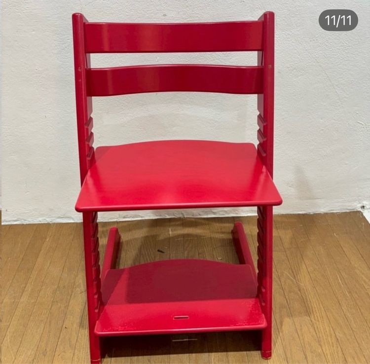 🔥STOKKE  เก้าอี้สำหรับเด็กวัสดุดีแข็งแรงน่าใช้แนะนำเลยค่ะสภาพโดยรวมดียังดี สภาพพอกันค่ะมีร่องรอยการใช้งานเดิมมา รูปที่ 11