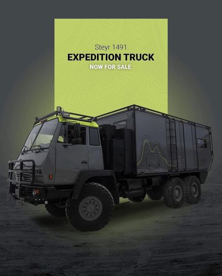 ขาย STEYR 6x6 overland  รุ่น 1491 เหมาะ สำหรับทำรถบ้านสายโหด  รูปที่ 4