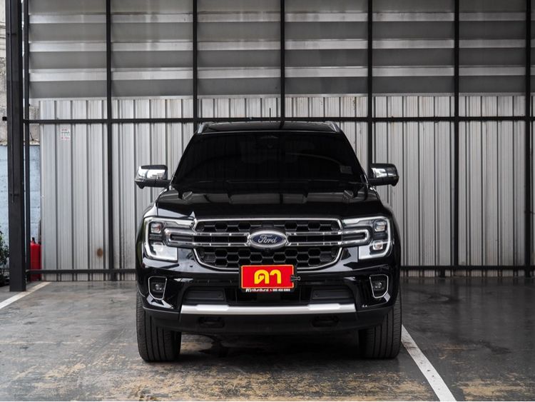 Ford Everest 2023 2.0 Bi-Turbo Titanium+ 4WD Utility-car ดีเซล ไม่ติดแก๊ส เกียร์อัตโนมัติ ดำ รูปที่ 3