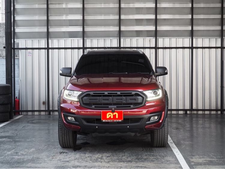 Ford Everest 2019 2.0 Titanium Plus Utility-car ดีเซล ไม่ติดแก๊ส เกียร์อัตโนมัติ แดง รูปที่ 3