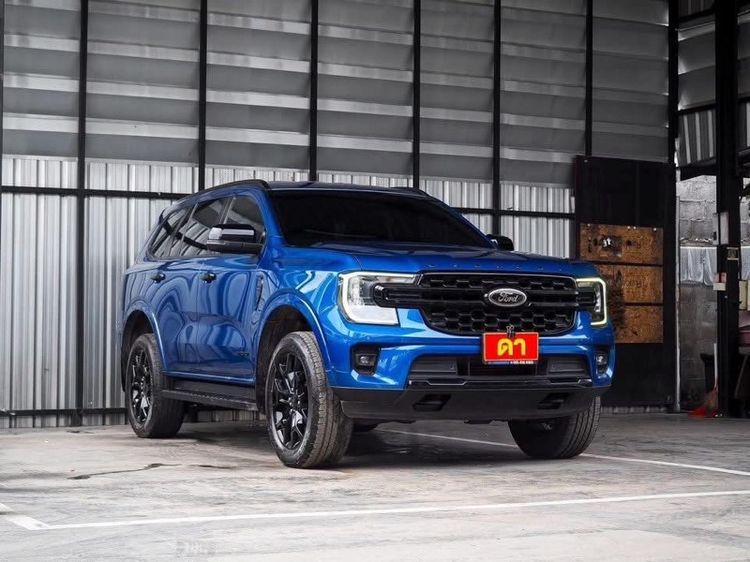Ford Everest 2023 2.0 Turbo Sport Utility-car ดีเซล ไม่ติดแก๊ส เกียร์อัตโนมัติ น้ำเงิน รูปที่ 2