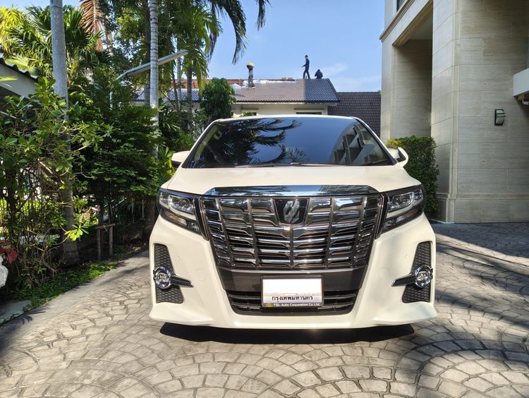 Toyota Alphard 2016 2.5 S C-Package Van เบนซิน ไม่ติดแก๊ส เกียร์อัตโนมัติ ขาว รูปที่ 3
