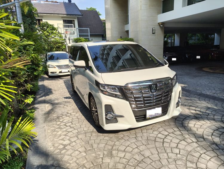 Toyota Alphard 2016 2.5 S C-Package Van เบนซิน ไม่ติดแก๊ส เกียร์อัตโนมัติ ขาว รูปที่ 2