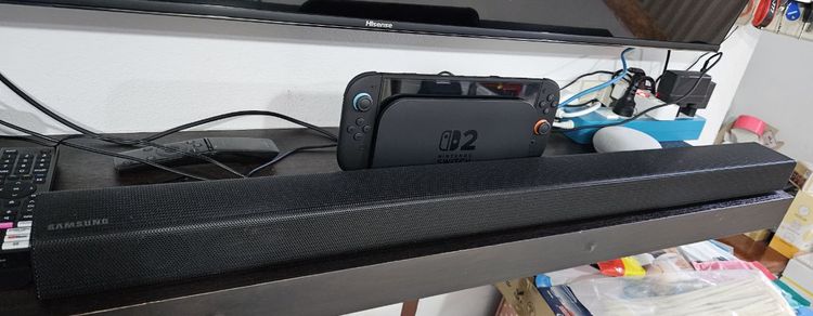 ซาวด์บาร์ ลำโพงแยกชิ้น และซับวูฟเฟอร์ sound bar samsung HW M450 XT