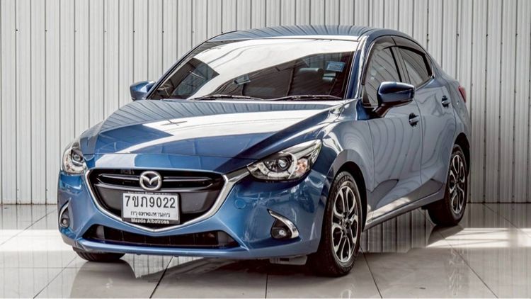 Mazda Mazda 2 2018 1.5 XD Sedan ดีเซล ไม่ติดแก๊ส เกียร์อัตโนมัติ น้ำเงิน รูปที่ 4