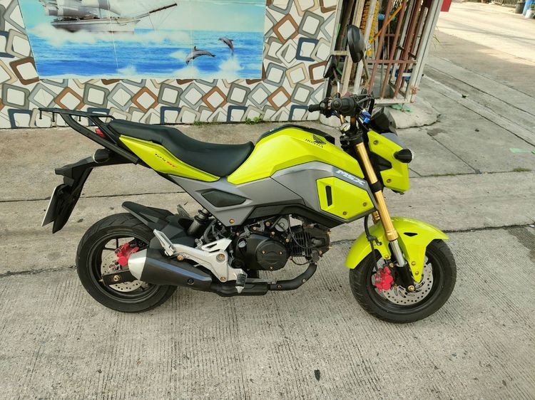 🛵ยังไงก็ขาย MSX125 ปี 59 เครื่องดี สีสวย สตาร์ทมือ(ล๊อคคอไม่ได้) รถบ้านพร้อมใช้งาน เปลี่ยนน้ำมันเครื่องฟรี ส่งฟรี30กิโล รูปที่ 3