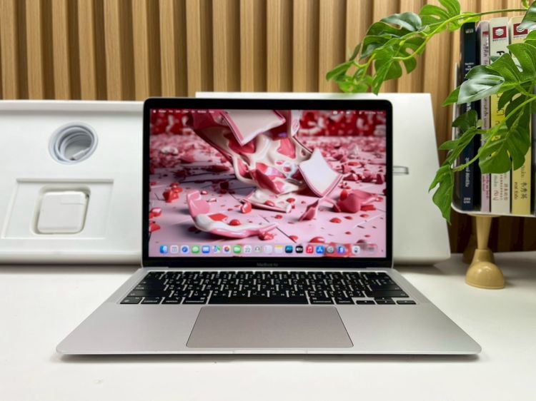 Apple แมค โอเอส 8 กิกะไบต์ อื่นๆ ไม่ใช่ MacBook Air 13-inch M1,2020 Ram8GB SSD512GB Silver