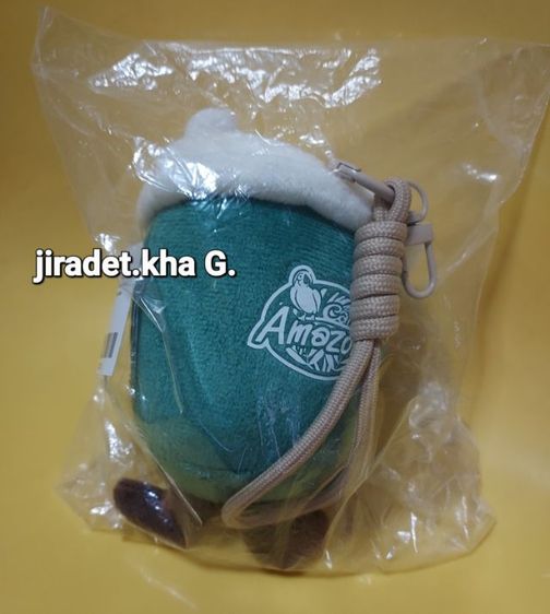 พวงกุญแจตุ๊กตาแก้วกาแฟ  Cafe Amazon สินค้าใหม่ พร้อมเชือกคล้อง สินค้าพรีเมี่ยม (Limited)