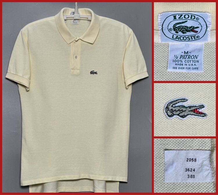 ⚠️MADE IN USA‼️เสื้อโปโล LACOSTE ของแท้ Original รุ่นหายาก