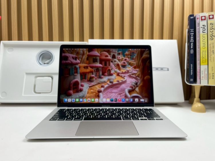 Apple แมค โอเอส 8 กิกะไบต์ อื่นๆ ไม่ใช่ MacBook Air 13-inch M1,2020 Ram8GB SSD512GB Silver