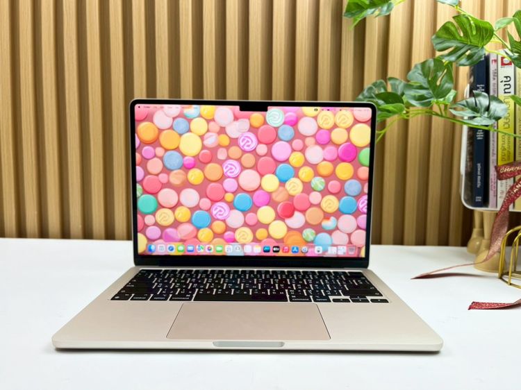 แมค โอเอส 8 กิกะไบต์ อื่นๆ ใช่ MacBook Air 13.6-inch M2 2022 Ram8GB SSD512GB Starlight apple care+ 1 September 2026