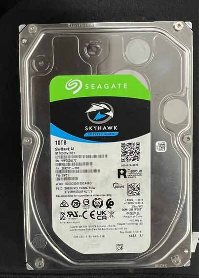 ฮาร์ดดิสก์ HDD 10TB Seagate Skyhawk Ai