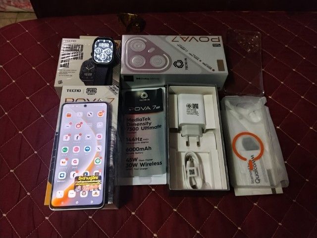 Tecno Pova 7 5G พร้อมนาฬิกา