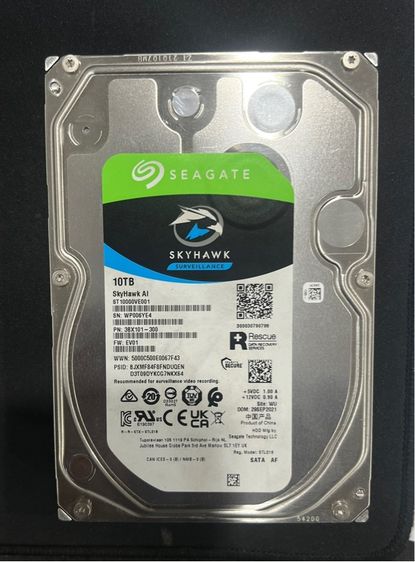 ฮาร์ดดิสก์ HDD 10TB  Seagate Skyhawk Ai 