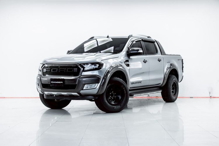 รถ Ford Ranger 2.2 Hi-Rider Wildtrak สี เทา
