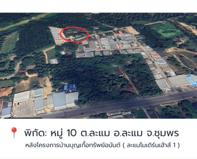 ขายที่ดิน เขตอำเภอละแม จังหวัดชุมพร