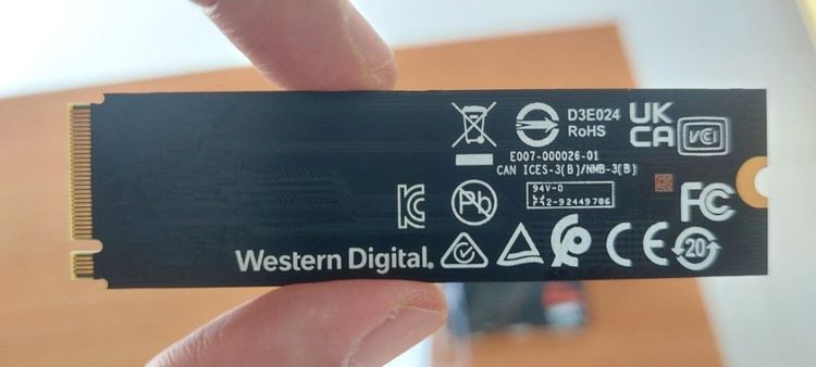 ขาย SSD M.2 WD BLACK SN770 NVMe 500GB Gen4 สภาพนางฟ้า 100เปอร์เซ็น โดนไฟแค่ครั้งเดียว เหมือนได้ของใหม่ รูปที่ 2