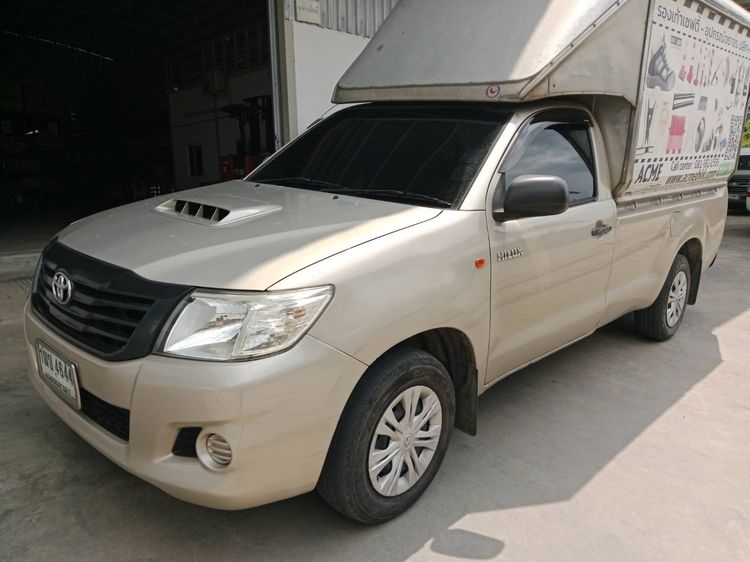 รถ Toyota Hilux Vigo Champ Smart Cab 2.5 J สี บรอนซ์ทอง