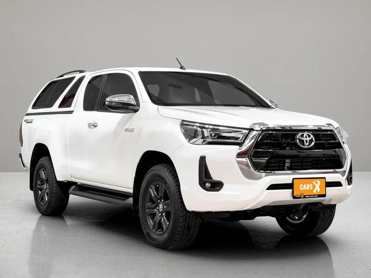Toyota Hilux Revo 2022 Smart Cab 2.4 Entry Prerunner Pickup ดีเซล ไม่ติดแก๊ส เกียร์อัตโนมัติ ขาว รูปที่ 3