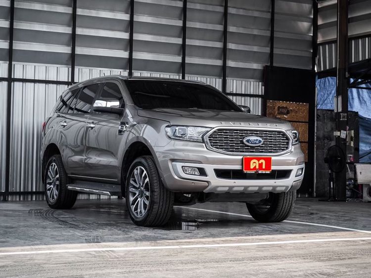 Ford Everest 2021 2.0 Titanium Plus Utility-car ดีเซล ไม่ติดแก๊ส เกียร์อัตโนมัติ น้ำตาล รูปที่ 2