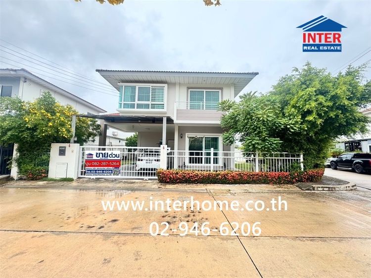 บ้านเดี่ยว 2 ชั้น 59.6 ตร.ว. หมู่บ้านศุภาลัยเบลล่าวงแหวน-พระราม2 ซอยพันท้ายนรสิงห์ ถนนพระราม2 ถนนแสมดำ เมืองสมุทรสาคร สมุทรสาคร