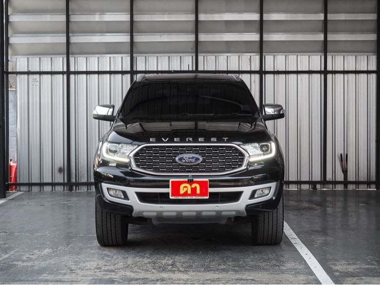 Ford Everest 2022 2.0 Titanium Plus Utility-car ดีเซล ไม่ติดแก๊ส เกียร์อัตโนมัติ ดำ รูปที่ 3