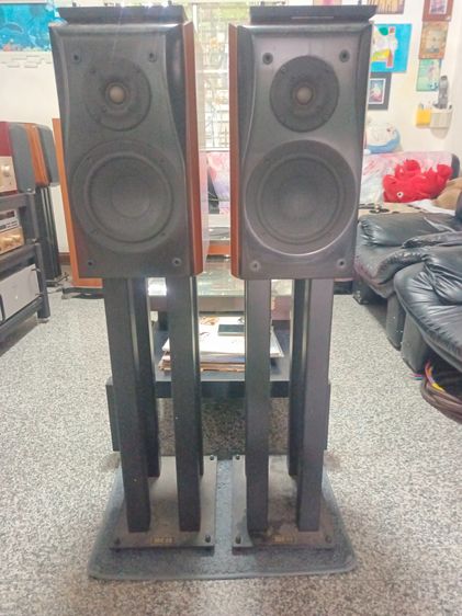 ขาย ลำโพง วางหิ้ง Sherman (Technology by Germany) + ขาตั้ง KTT 4 เสา สวยงาม พร้อม Spike 8 ตัว รูปที่ 8