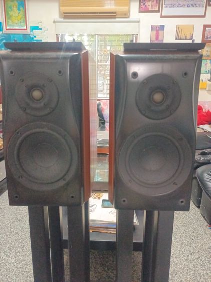 ขาย ลำโพง วางหิ้ง Sherman (Technology by Germany) + ขาตั้ง KTT 4 เสา สวยงาม พร้อม Spike 8 ตัว รูปที่ 5