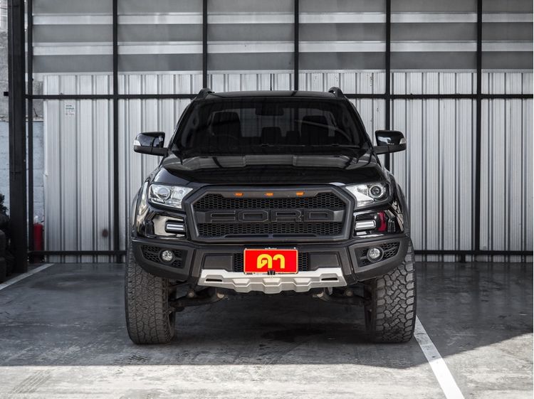 Ford Ranger 2022 2.2 Hi-Rider XLT Pickup ดีเซล ไม่ติดแก๊ส เกียร์ธรรมดา ดำ รูปที่ 3