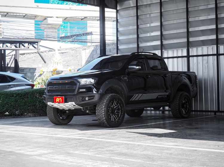 Ford Ranger 2022 2.2 Hi-Rider XLT Pickup ดีเซล ไม่ติดแก๊ส เกียร์ธรรมดา ดำ