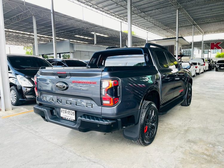 Ford Ranger 2023 2.0 Bi-Turbo Hi-Rider Storntrak Pickup ดีเซล ไม่ติดแก๊ส เกียร์อัตโนมัติ เทา รูปที่ 4